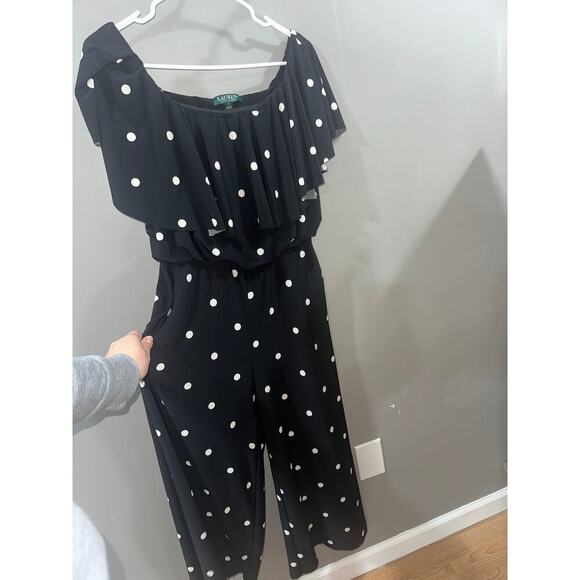 Lauren by Ralph Lauren Pants - Size 6 Lauren Ralph Lauren black and white jumpsuit